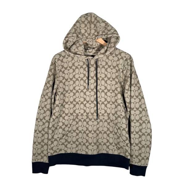 COACH Allover Signature Monogram Hoodie - Picture 10 of 11
